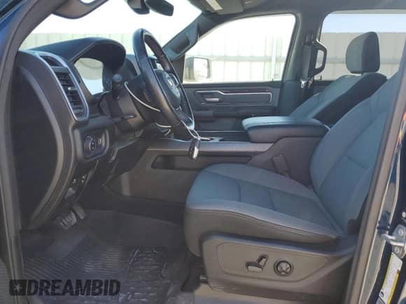 2021 Ram 1500 Big Horn with VIN 1C6RREFG6MN589974, listed as a Copart auction lot 82970744 with 43,167 mi miles and Salvage title. Bid and sale history available at DreamBid. Image 7.