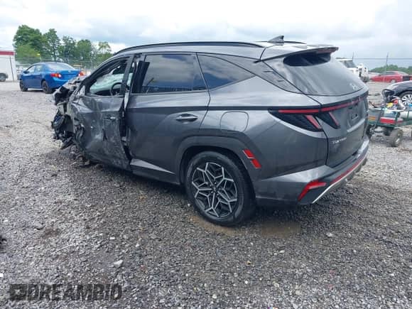 2023 Hyundai Tucson XRT with VIN KM8JFCAE8PU185752, listed as a IAAI auction lot 42509229 with 91,769 mi miles and . Bid and sale history available at DreamBid. Image 3.