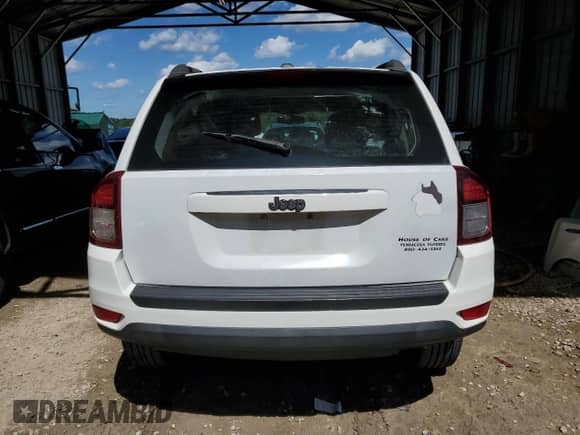 2014 Jeep Compass Latitude with VIN 1C4NJCEB9ED826084, listed as a Copart auction lot 72266434 with 103,718 mi miles and Salvage title. Bid and sale history available at DreamBid. Image 6.