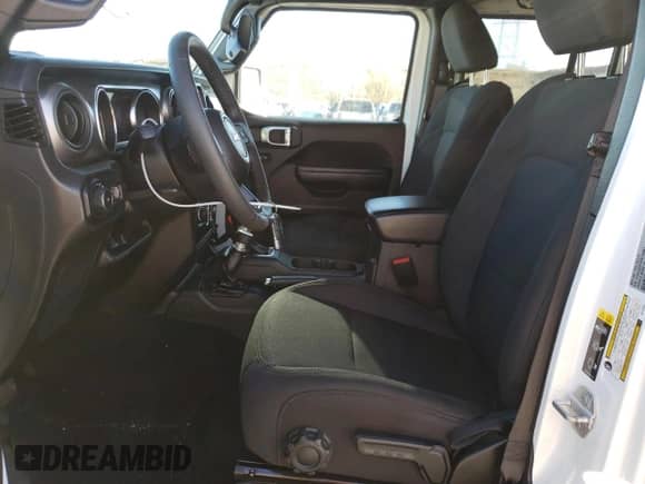 2022 Jeep Wrangler Unlimited Sport S с VIN 1C4HJXDN7NW183867, выставлен на аукционе Copart как лот 81642054 с пробегом 73 203 миль миль и Списание • Salvage title. История ставок и продаж доступна на DreamBid. Изображение 7.
