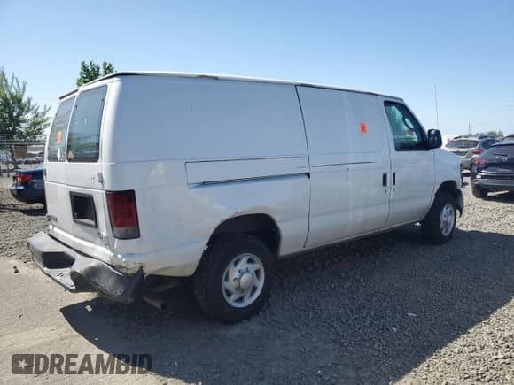 2008 Ford Econoline Cargo Commercial with VIN 1FTNE14W28DA37034, listed as a Copart auction lot 61200535 with 116,994 mi miles and Salvage title. Bid and sale history available at DreamBid. Image 3.