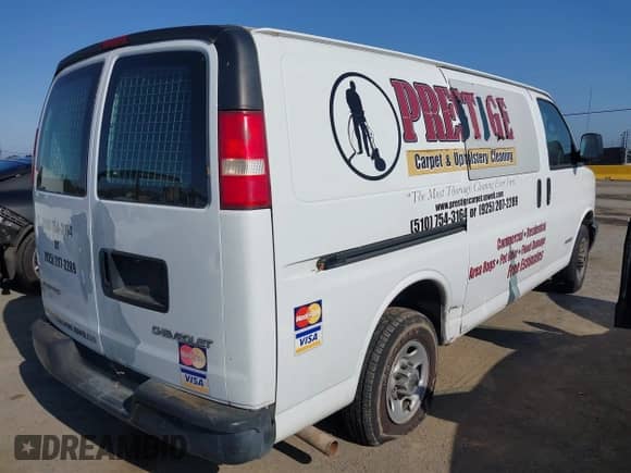 2004 Chevrolet Express Cargo с VIN 1GCGG25V541218591, выставлен на аукционе IAAI как лот 42174968 с пробегом 310 991 миль миль и . История ставок и продаж доступна на DreamBid. Изображение 4.