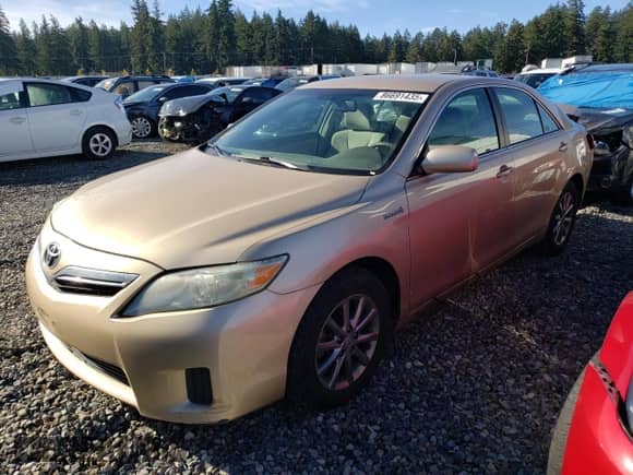 2010 Toyota Camry with VIN 4T1BB3EK5AU125189, listed as a Copart auction lot 86691435 with 177,733 mi miles and Salvage title. Bid and sale history available at DreamBid. Image 1.