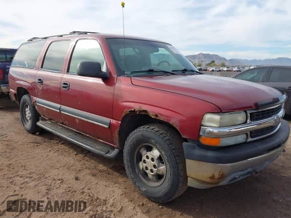2002 Chevrolet Suburban LS z VIN 1GNFK16Z02J222591, wystawiony jako IAAI lot #41791272 z przebiegiem 238 475 mil mil oraz . Historia ofert i sprzedaży dostępna na DreamBid. Obrazek 1.
