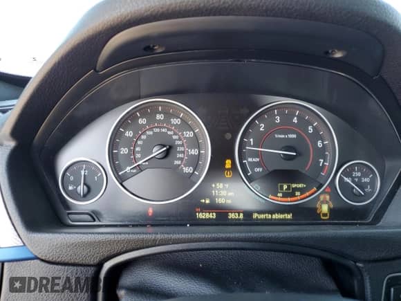 2014 BMW 3 Series 335i Gran Turismo xDrive z VIN WBA3X9C58ED153372, wystawiony jako Copart lot #80493874 z przebiegiem 162 843 mil mil oraz Szkoda całkowita • Salvage title. Historia ofert i sprzedaży dostępna na DreamBid. Obrazek 9.