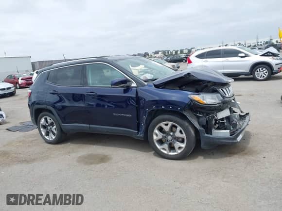 2021 Jeep Compass Limited with VIN 3C4NJCCB1MT581406, listed as a IAAI auction lot 41934159 with 22,967 mi miles and . Bid and sale history available at DreamBid. Image 14.