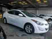 2016 Hyundai Elantra SE with VIN 5NPDH4AE3GH687824, listed as a Copart auction lot 84934145 with 63,195 mi miles and Salvage title. Bid and sale history available at DreamBid. Image 4.