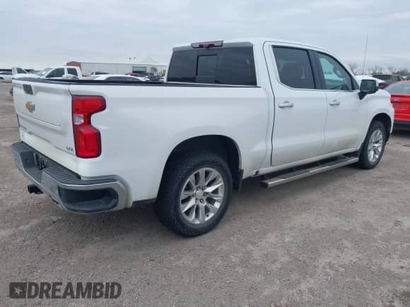 2021 Chevrolet Silverado 1500 LTZ with VIN 3GCUYGET3MG338547, listed as a IAAI auction lot 41621179 with 25,335 mi miles and . Bid and sale history available at DreamBid. Image 4.