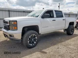 2014 Chevrolet Silverado 1500 LT with VIN 3GCUKREC6EG566556, listed as a Copart auction lot 80358045 with 165,101 mi miles and Salvage title. Bid and sale history available at DreamBid. Image 1.