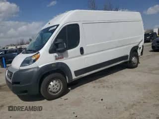 2020 Ram ProMaster Cargo с VIN 3C6TRVDG0LE121850, выставлен на аукционе Copart как лот 49088355 с пробегом 59 816 миль миль и Списание • Salvage title. История ставок и продаж доступна на DreamBid. Изображение 1.