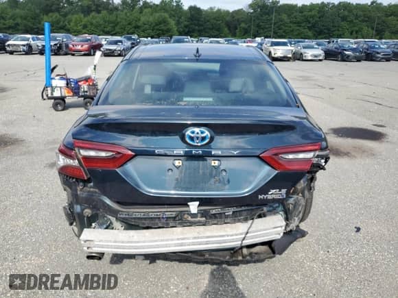 2021 Toyota Camry Hybrid XLE with VIN 4T1F31AK9MU021933, listed as a Copart auction lot 63761875 with 53,904 mi miles and Salvage title. Bid and sale history available at DreamBid. Image 6.