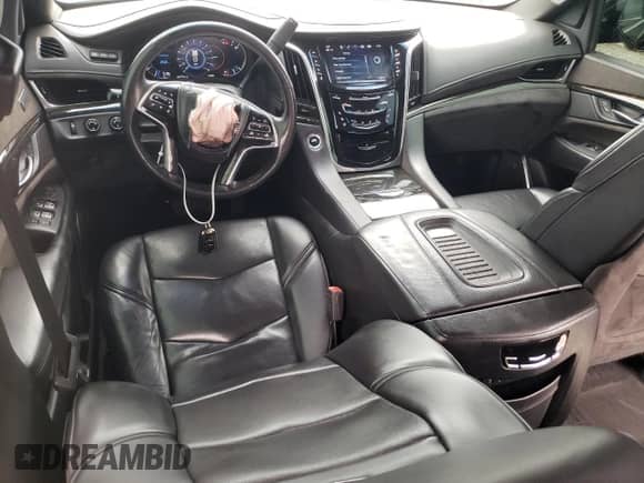 2018 Cadillac Escalade Platinum with VIN 1GYS4DKJ7JR269551, listed as a Copart auction lot 46816595 with 130,772 mi miles and Salvage title. Bid and sale history available at DreamBid. Image 8.