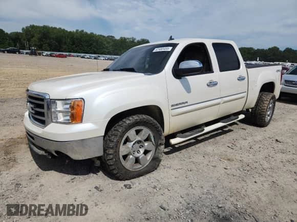 2011 GMC Sierra 1500 SLT z VIN 3GTP2WE31BG346653, wystawiony jako Copart lot #62480455 z przebiegiem 162 771 mil mil oraz Szkoda całkowita • Salvage title. Historia ofert i sprzedaży dostępna na DreamBid. Obrazek 1.