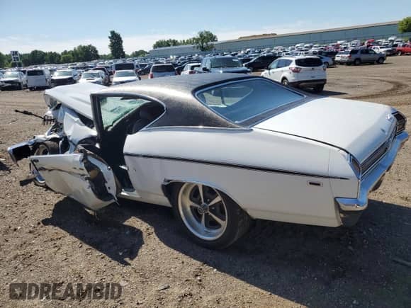 1969 Chevrolet Chevelle с VIN 136379G314704, выставлен на аукционе Copart как лот 63083925 с пробегом 84 152 миль миль и Чистый • Clean title. История ставок и продаж доступна на DreamBid. Изображение 2.