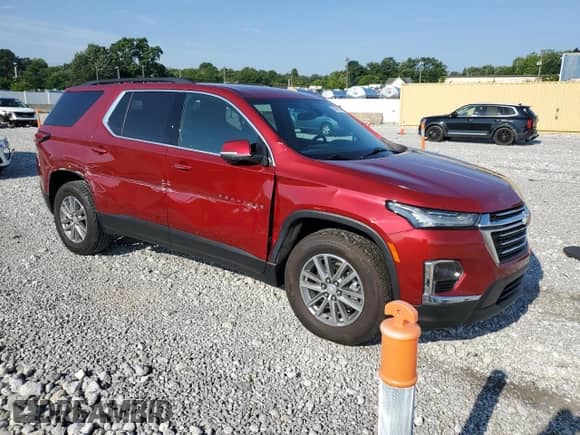 2022 Chevrolet Traverse LT Cloth z VIN 1GNERGKW2NJ120459, wystawiony jako Copart lot #66495115 z przebiegiem 30 514 mil mil oraz Szkoda całkowita • Salvage title. Historia ofert i sprzedaży dostępna na DreamBid. Obrazek 4.