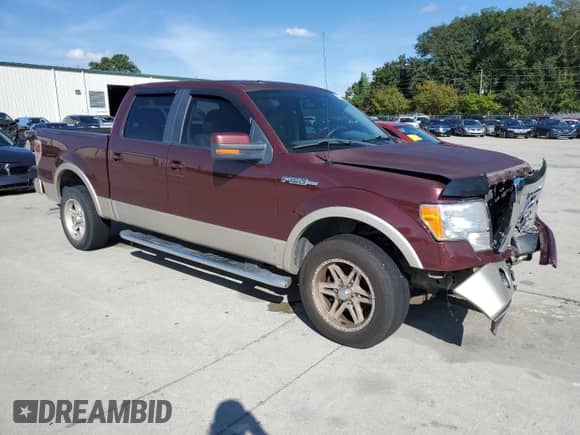 2009 Ford F-150 XL with VIN 1FTPW12V09FA78624, listed as a Copart auction lot 73360464 with 231,119 mi miles and Salvage title. Bid and sale history available at DreamBid. Image 4.