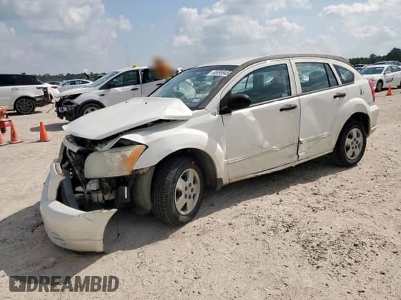 2007 Dodge Caliber with VIN 1B3HB28B37D262260, listed as a Copart auction lot 65095945 with 209,723 mi miles and Salvage title. Bid and sale history available at DreamBid. Image 1.
