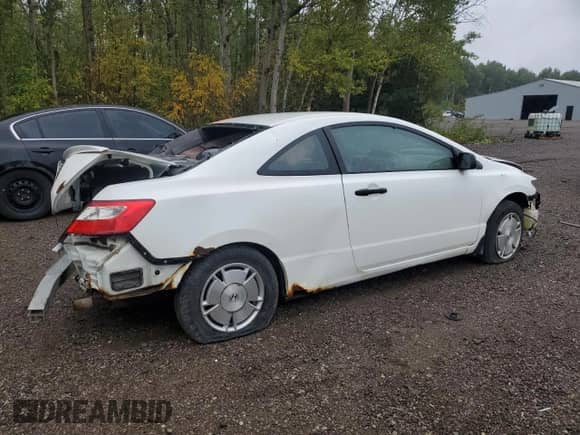 2009 Honda Civic with VIN 2HGFG123X9H007857, listed as a Copart auction lot 80164155 with Not provided miles and Non repairable. Bid and sale history available at DreamBid. Image 3.