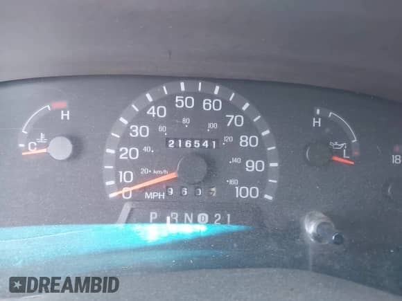 2003 Ford Econoline Cargo with VIN 1FTNE24L03HA78730, listed as a IAAI auction lot 42339347 with 216,541 mi miles and . Bid and sale history available at DreamBid. Image 7.