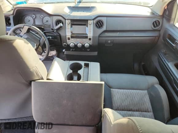 2014 Toyota Tundra SR с VIN 5TFUM5F19EX055757, выставлен на аукционе Copart как лот 81119465 с пробегом Не указан миль и Списание • Salvage title. История ставок и продаж доступна на DreamBid. Изображение 8.