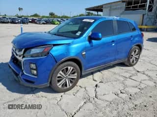 2020 Mitsubishi Outlander ES with VIN JA4AP3AU2LU014749, listed as a Copart auction lot 81672865 with 104,791 mi miles and Salvage title. Bid and sale history available at DreamBid. Image 1.