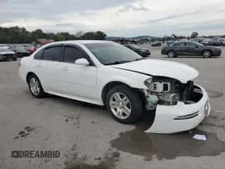 2014 Chevrolet Impala LT with VIN 2G1WB5E35E1146029, listed as a Copart auction lot 82129105 with 128,463 mi miles and Clean title. Bid and sale history available at DreamBid. Image 4.