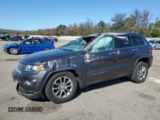 2016 Jeep Grand Cherokee Limited с VIN 1C4RJFBG2GC337585, выставлен на аукционе Copart как лот 81047775 с пробегом 67 281 миль миль и Списание • Salvage title. История ставок и продаж доступна на DreamBid. Изображение 1.