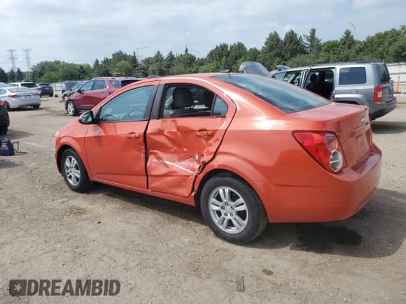 2012 Chevrolet Sonic LS with VIN 1G1JA5SH5C4225196, listed as a Copart auction lot 65610985 with 132,826 mi miles and Salvage title. Bid and sale history available at DreamBid. Image 2.