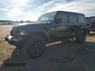2023 Jeep Wrangler Willys с VIN 1C4HJXDG4PW654779, выставлен на аукционе Copart как лот 81310855 с пробегом 36 055 миль миль и Списание • Salvage title. История ставок и продаж доступна на DreamBid. Изображение 1.