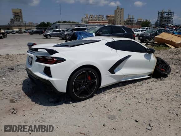 2023 Chevrolet Corvette 2LT with VIN 1G1YB2D4XP5134168, listed as a Copart auction lot 57400903 with Not provided miles and . Bid and sale history available at DreamBid. Image 3.