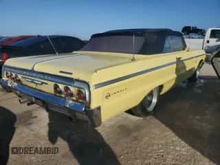 1964 Chevrolet Impala z VIN 41467L179102, wystawiony jako Copart lot #77947844 z przebiegiem 96 809 mil mil oraz Nie do naprawy • Non repairable. Historia ofert i sprzedaży dostępna na DreamBid. Obrazek 3.