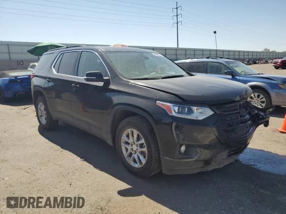 2021 Chevrolet Traverse LT z VIN 1GNEVHKWXMJ248707, wystawiony jako Copart lot #66597235 z przebiegiem 78 608 mil mil oraz Szkoda całkowita • Salvage title. Historia ofert i sprzedaży dostępna na DreamBid. Obrazek 4.