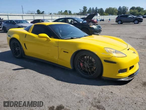 2007 Chevrolet Corvette Z06 с VIN 1G1YY26E375115529, выставлен на аукционе Copart как лот 71068464 с пробегом 23 388 миль миль и Списание • Salvage title. История ставок и продаж доступна на DreamBid. Изображение 4.
