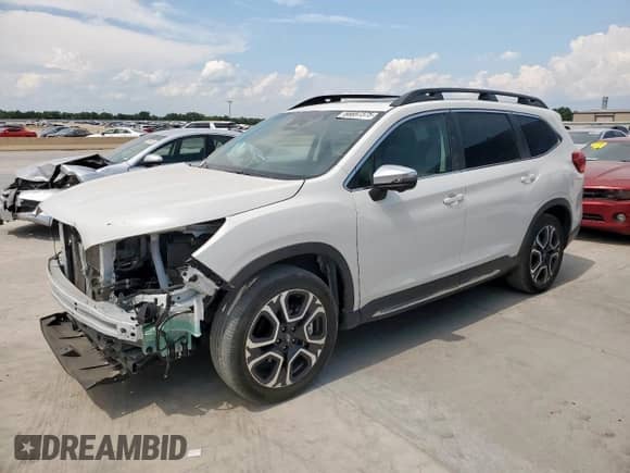 2023 Subaru Ascent Limited with VIN 4S4WMAUDXP3422167, listed as a Copart auction lot 66697375 with 26,294 mi miles and Salvage title. Bid and sale history available at DreamBid. Image 1.
