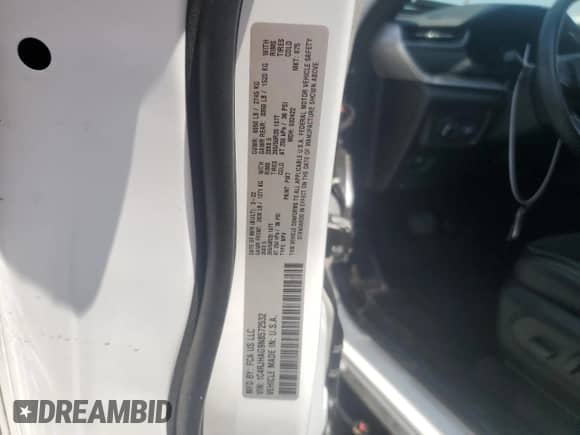 2022 Jeep Grand Cherokee Laredo z VIN 1C4RJHAG9N8572532, wystawiony jako Copart lot #61242175 z przebiegiem 45 363 mil mil oraz Szkoda całkowita • Salvage title. Historia ofert i sprzedaży dostępna na DreamBid. Obrazek 14.