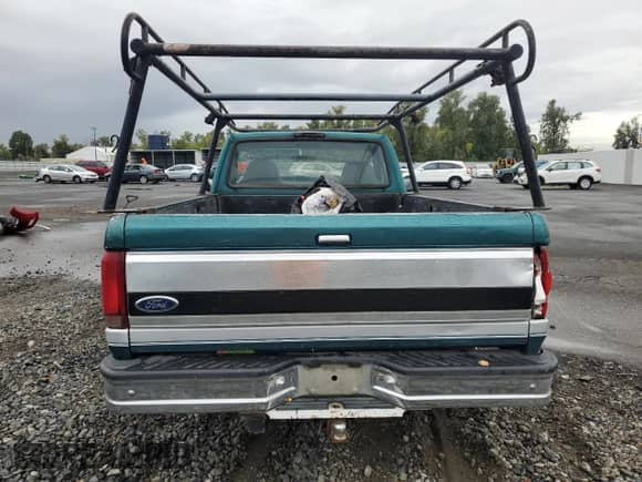 1996 Ford F-150 with VIN 1FTEF15N6TLB11640, listed as a Copart auction lot 84915255 with 218,884 mi miles and Salvage title. Bid and sale history available at DreamBid. Image 6.