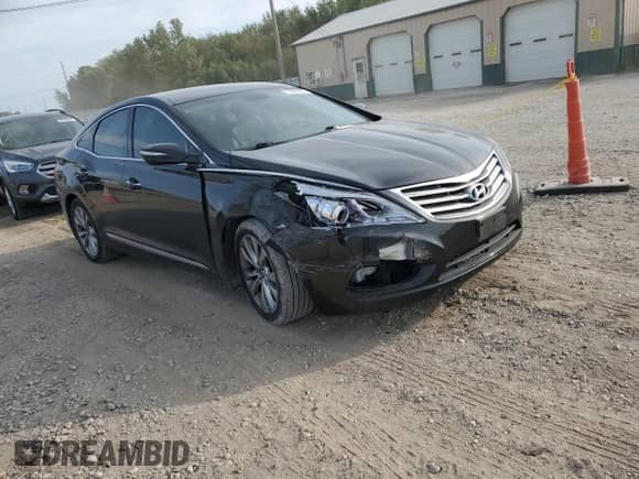 2014 Hyundai Azera with VIN KMHFG4JG7EA414236, listed as a Copart auction lot 71658544 with 143,404 mi miles and Salvage title. Bid and sale history available at DreamBid. Image 4.
