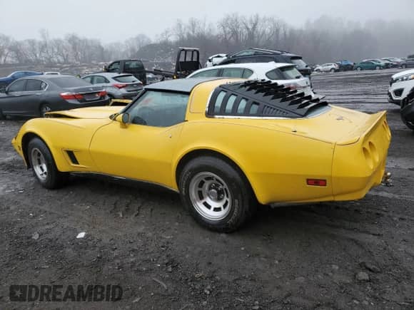 1980 Chevrolet Corvette с VIN 1Z878AS414312, выставлен на аукционе Copart как лот 42638855 с пробегом 36 164 миль миль и Списание • Salvage title. История ставок и продаж доступна на DreamBid. Изображение 2.