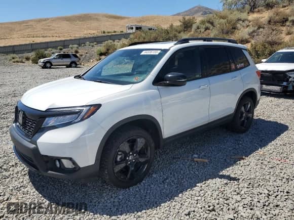 2019 Honda Passport Elite with VIN 5FNYF8H02KB028083, listed as a Copart auction lot 64336155 with 32,045 mi miles and Salvage title. Bid and sale history available at DreamBid. Image 1.