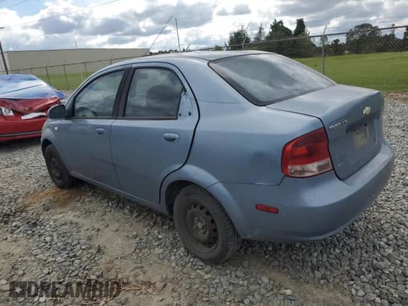 2006 Chevrolet Aveo LS z VIN KL1TD56686B541442, wystawiony jako Copart lot #73155874 z przebiegiem 153 644 mil mil oraz Szkoda całkowita • Salvage title. Historia ofert i sprzedaży dostępna na DreamBid. Obrazek 2.