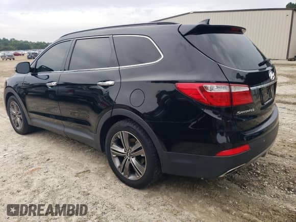 2015 Hyundai Santa Fe Limited with VIN KM8SRDHF8FU091613, listed as a Copart auction lot 80034795 with 110,058 mi miles and Salvage title. Bid and sale history available at DreamBid. Image 2.