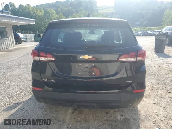 2023 Chevrolet Equinox LS with VIN 3GNAXSEG8PL193441, listed as a Copart auction lot 61741925 with 53,679 mi miles and Salvage title. Bid and sale history available at DreamBid. Image 6.