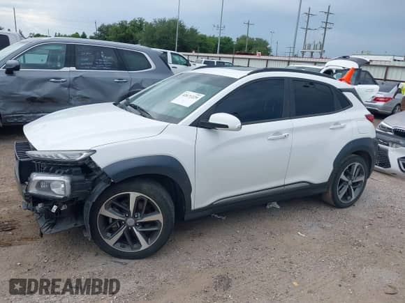2021 Hyundai Kona Limited with VIN KM8K33A58MU743575, listed as a IAAI auction lot 42671229 with 68,012 mi miles and . Bid and sale history available at DreamBid. Image 15.