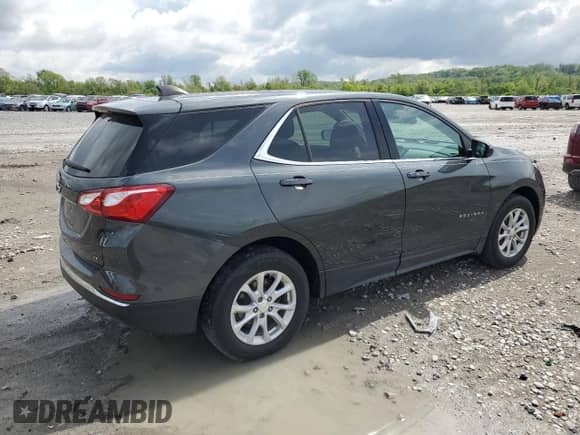 2020 Chevrolet Equinox LT z VIN 3GNAXKEV0LS555468, wystawiony jako Copart lot #83820745 z przebiegiem 51 384 mil mil oraz Szkoda całkowita • Salvage title. Historia ofert i sprzedaży dostępna na DreamBid. Obrazek 3.
