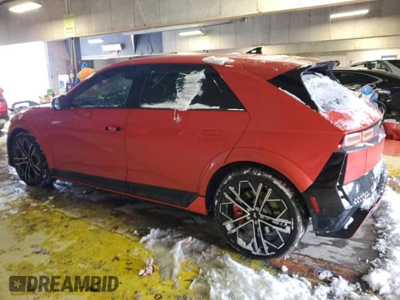 2025 Hyundai Ioniq 5 с VIN KM8KNDA85SU004705, выставлен на аукционе Copart как лот 41558105 с пробегом 2 029 миль миль и Списание • Salvage title. История ставок и продаж доступна на DreamBid. Изображение 2.