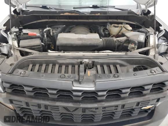 2020 Chevrolet Silverado 1500 Work Truck z VIN 1GCRWAEF9LZ321866, wystawiony jako Copart lot #55169775 z przebiegiem 117 565 mil mil oraz Szkoda całkowita • Salvage title. Historia ofert i sprzedaży dostępna na DreamBid. Obrazek 11.