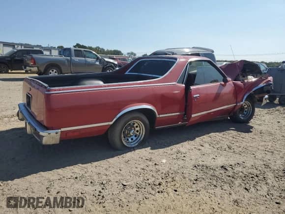 1984 Chevrolet El Camino с VIN 1GCCW80H1ER202171, выставлен на аукционе Copart как лот 75172574 с пробегом 99 287 миль миль и Списание • Salvage title. История ставок и продаж доступна на DreamBid. Изображение 3.