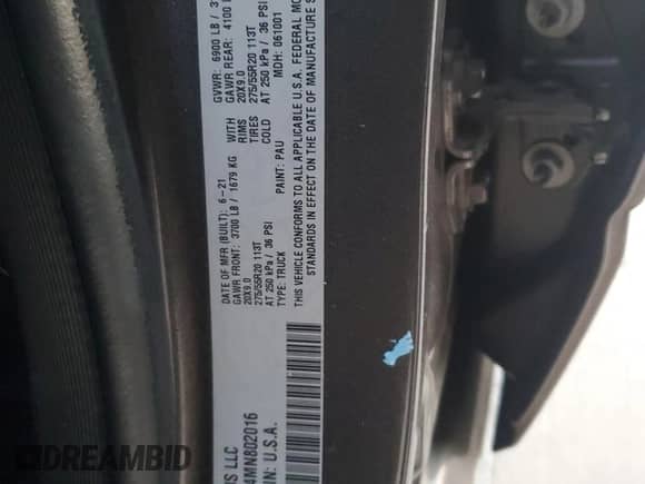 2021 Ram 1500 Big Horn with VIN 1C6RREFG4MN802016, listed as a Copart auction lot 42042405 with 115,590 mi miles and Clean title. Bid and sale history available at DreamBid. Image 12.