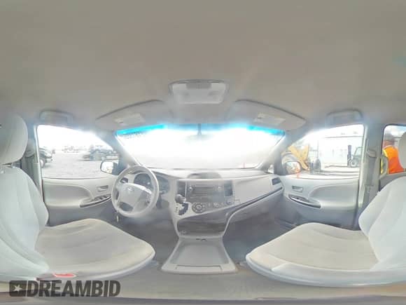 2012 Toyota Sienna with VIN 5TDZK3DCXCS233781, listed as a Copart auction lot 82167325 with 183,332 mi miles and Salvage title. Bid and sale history available at DreamBid. Image 15.