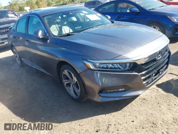 2018 Honda Accord EX-L z VIN 1HGCV1F56JA142700, wystawiony jako IAAI lot #43373315 z przebiegiem 73 779 mil mil oraz . Historia ofert i sprzedaży dostępna na DreamBid. Obrazek 1.